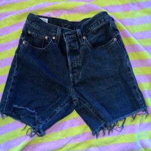 Levi's Women's Black Jean Shorts